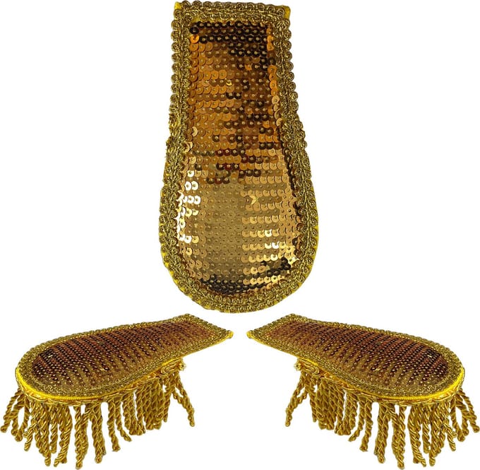 Fjesta© Epauletten pailletten - Goud