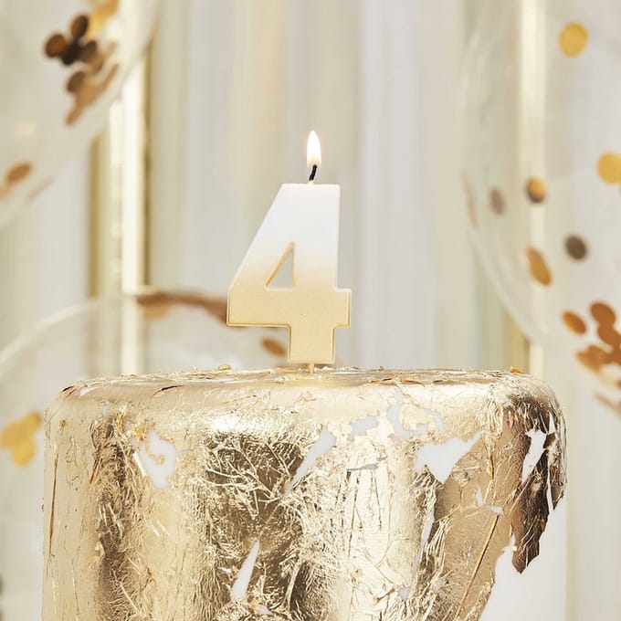 Ombre Goud Cijfer 4