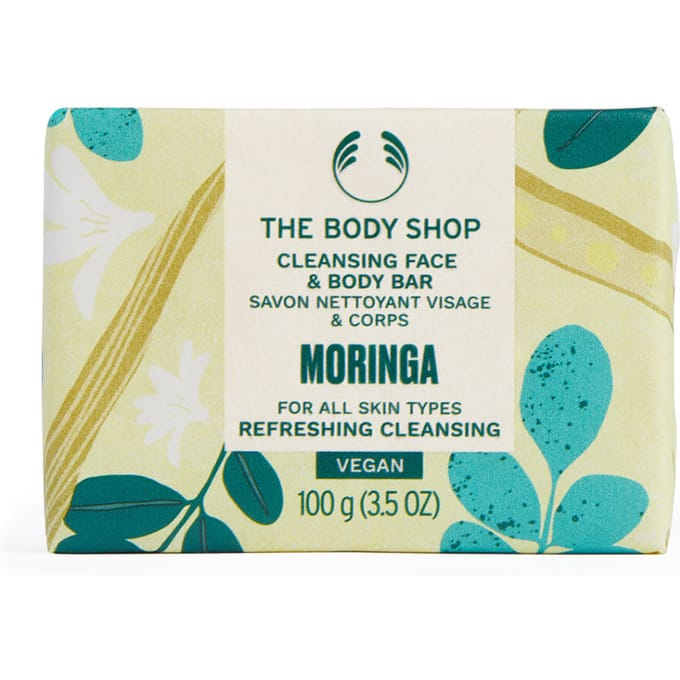 The Body Shop Moringa Cleansing Face & Body Bar 100 g.
