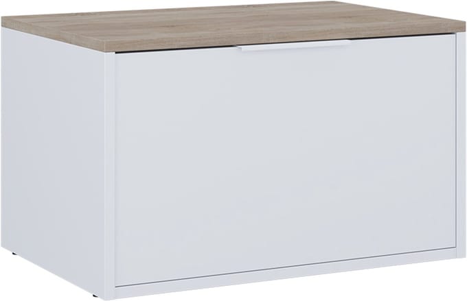 Vicco Betti Sideboard – 60 x 36 cm met deuren Wit/Sonoma