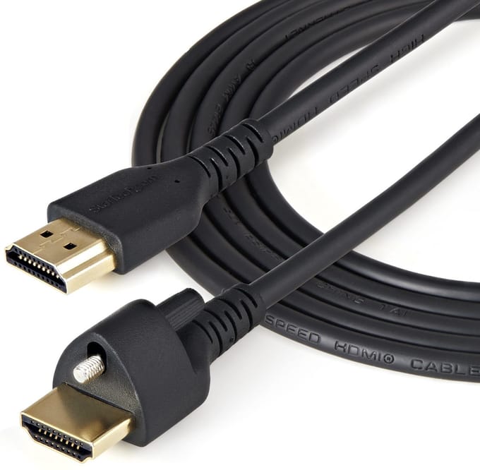 StarTech 2 meter HDMI Kabel met Duimschroef - 4K 60Hz HDMI 2.0