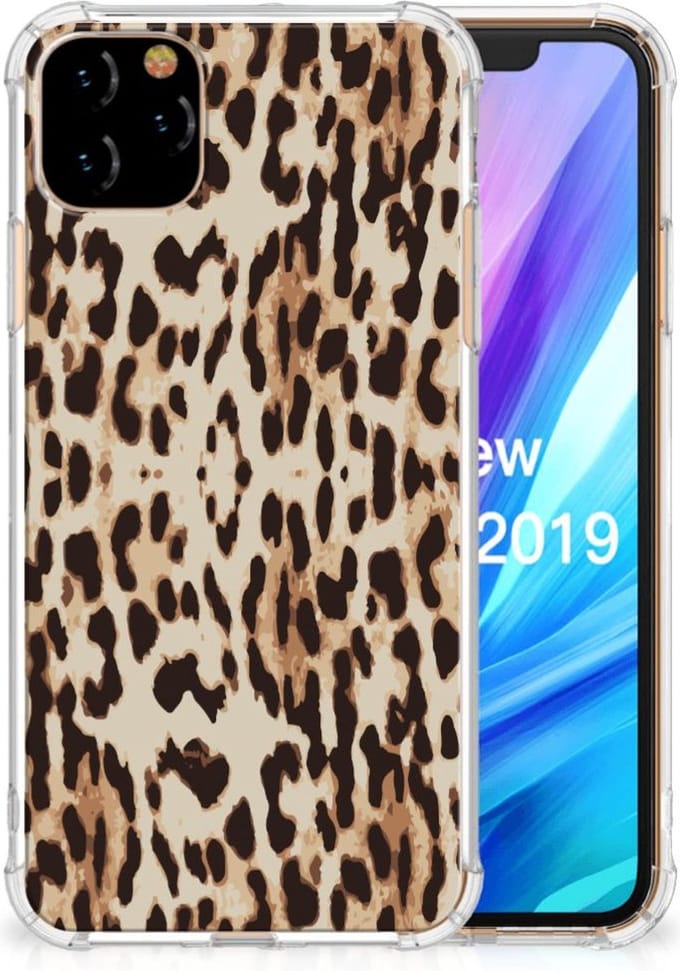 Apple iPhone 11 Pro Max Case Anti-shock Leopard