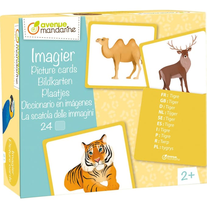 Educatief spel plaatjes "Wilde dieren"