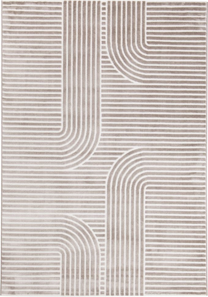 Dutch Lifestyle Mito 2 Taupe- PP/Polyester - Vloerkleed - Taupe