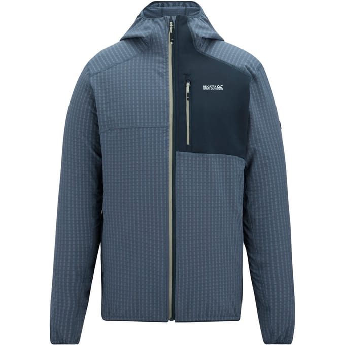 Regatta Heren Alven Full Zip Fleecejack (China Blauw/Nachthemel)