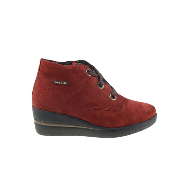 Mephisto Mobils Peryne - dames laars - Rood - maat 40.5 (EU) 7 (UK)