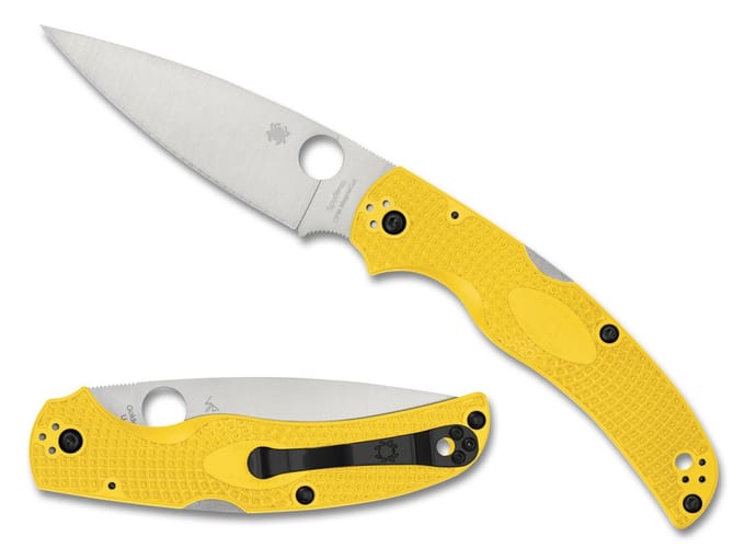 Spyderco Native Chief Lightweight Salt Yellow CPM Magnacut