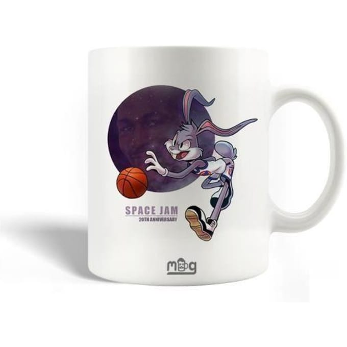 Mug - Space Jam - Michael Jordan - Bugs Bunny - Céramique - 30cl - Compatible lave-vaisselle