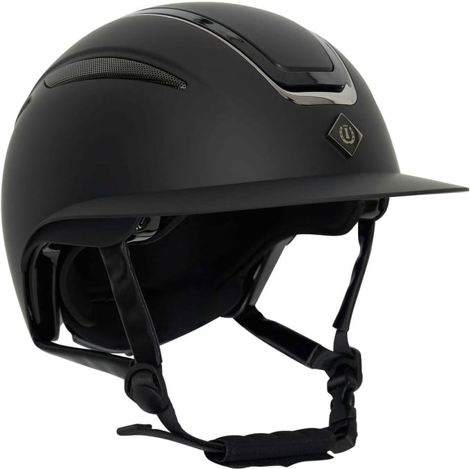 Imperial Riding Cap Olania Delux Grote Klep-Zwart-S