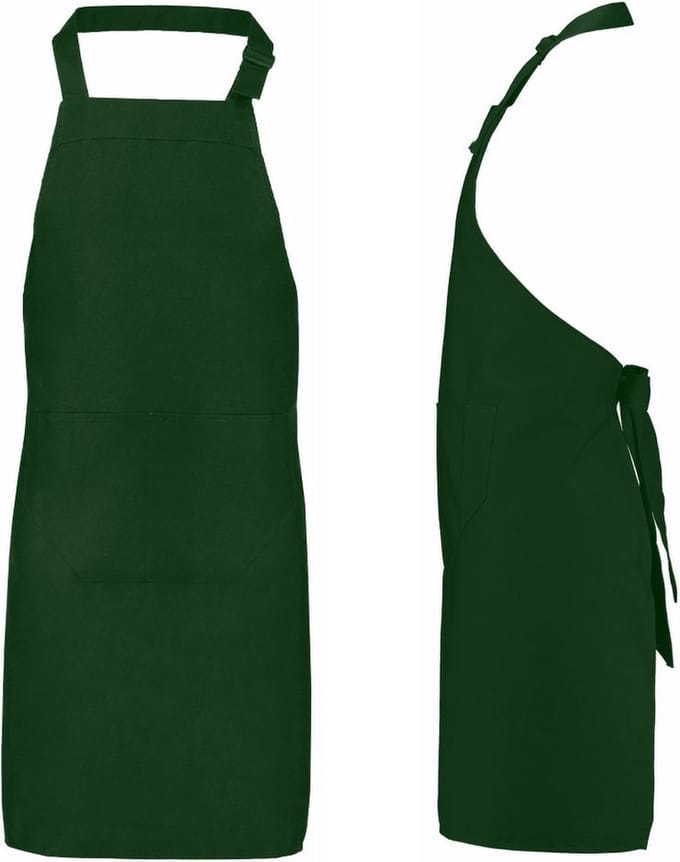 Benza Schort Keukenschort - Legergroen - 70 x 85 cm