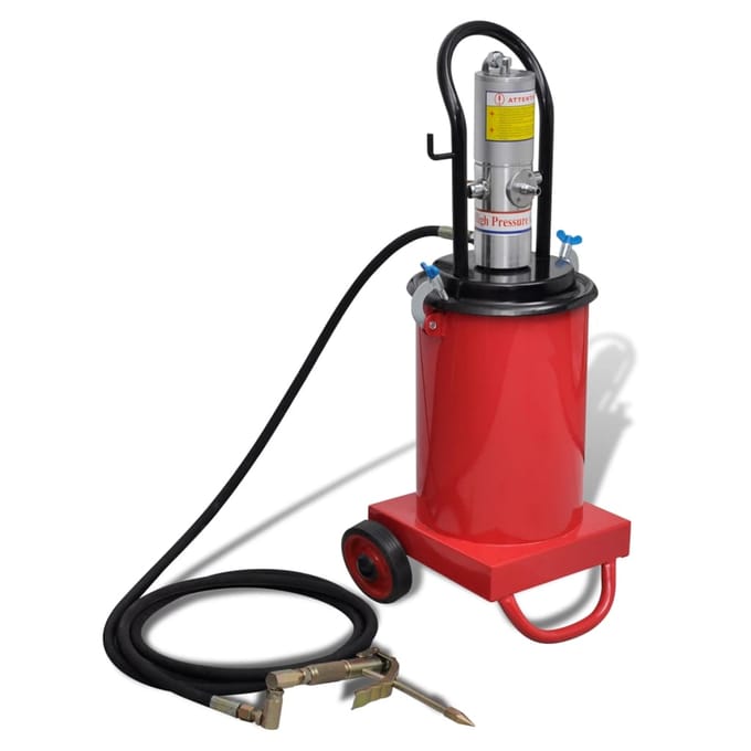 vidaXL Pneumatische vetspuit 12 L