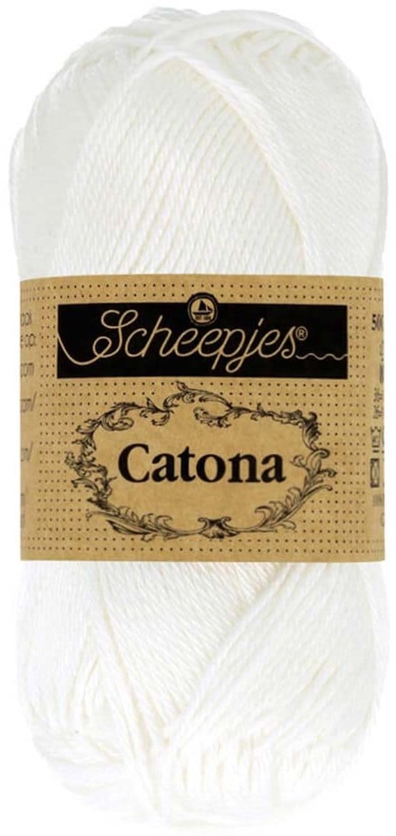 Scheepjes Catona 50 gram - 106 Snow White