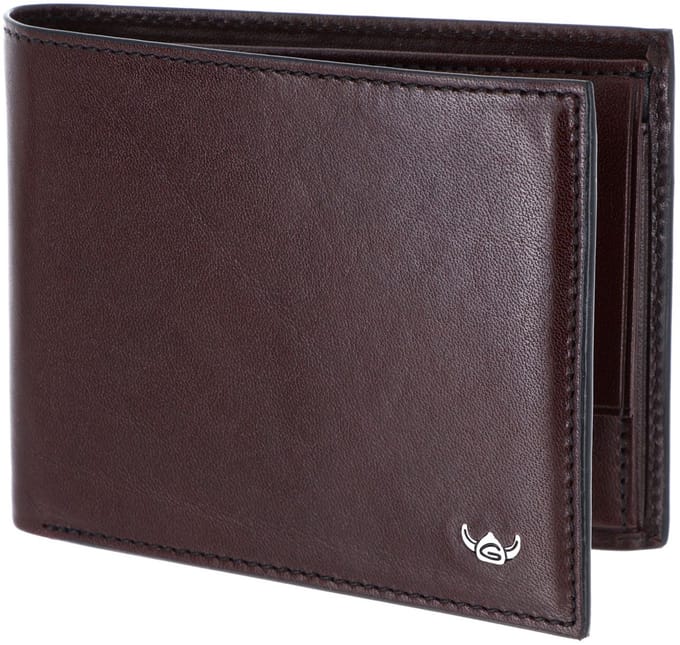 Golden Head Leren portemonnee Colorado RFID Protect Scheintasche 1133 Bordeaux bruine