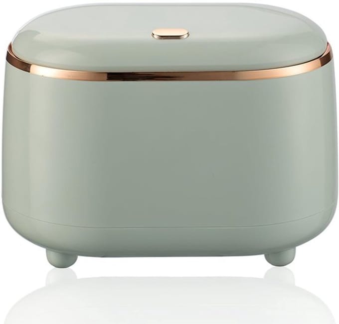 Dailygoods- Tafelprullenbak met deksel - Draagbare Afvalemmer - Mini Afvalemmer