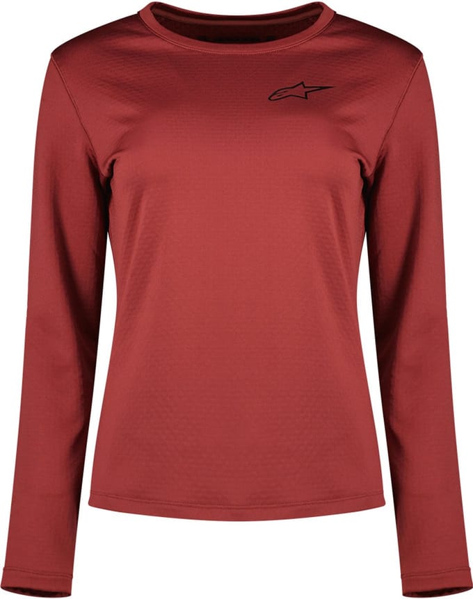Alpinestars Bicycle A-dura Termic Korte Mouw Wielertrui Rood S Vrouw