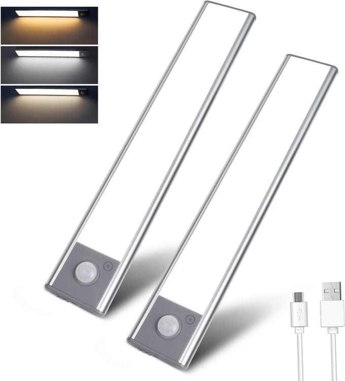 Dimbare LED Kastverlichting met Bewegingsmelder, 23 cm, 3 Modi