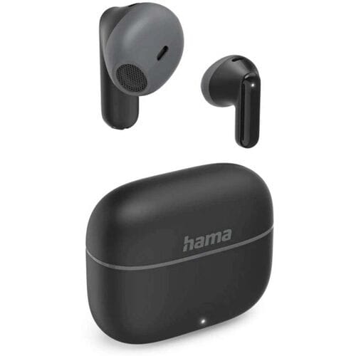 Hama Freedom Light II In Ear oordopjes Bluetooth Zwart Oplaadbox Mobiele telefoon
