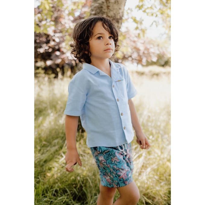 Louise Misha Shirt Lov Light Blue Maat: 6M | Overhemden Outlet | kids | Blauw