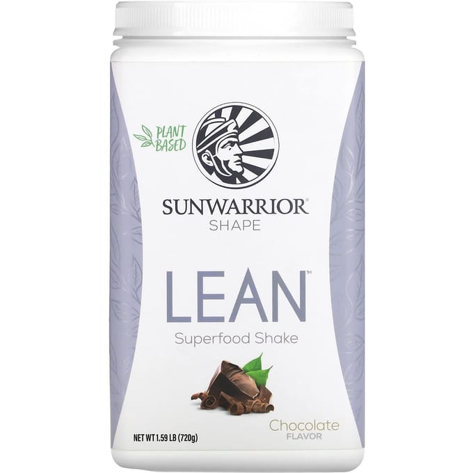 Sunwarrior, Lean Superfood Shake, Chocolat, 1,59 lb (720 g)