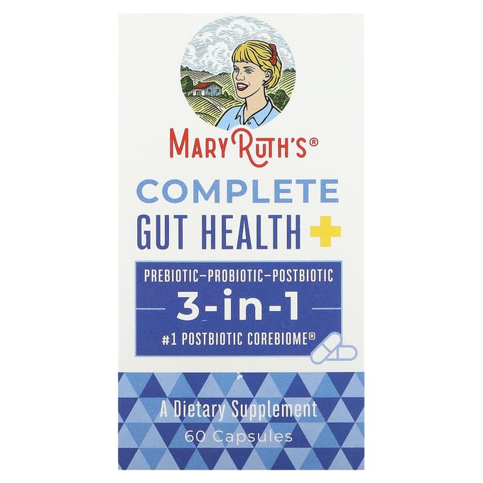 MaryRuth's, Complete Darmgezondheid, 3-in-1, 60 Capsules