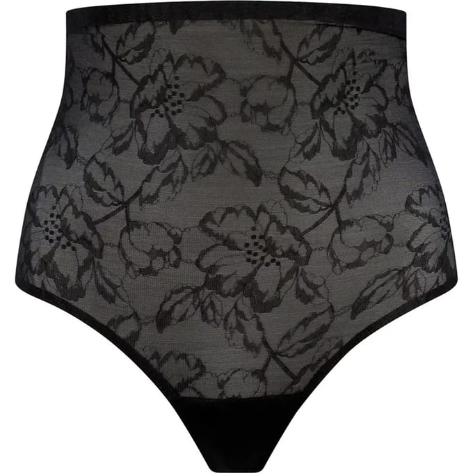 Lace high-waisted control brief for women Bye Bra