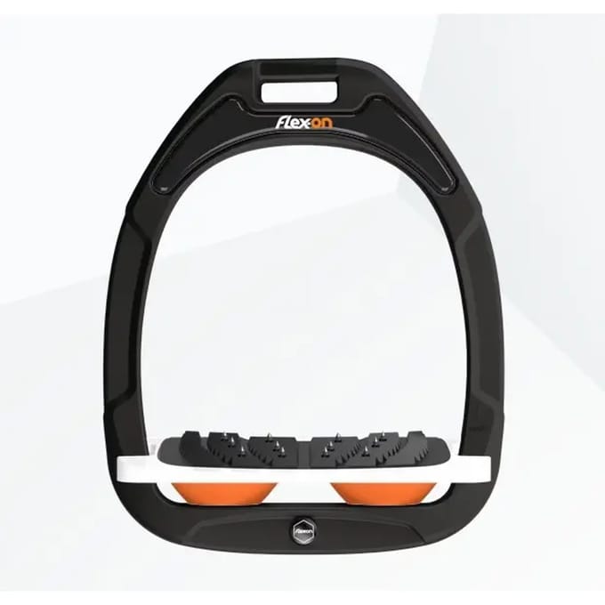 Ultraplat Scheef Grip Zwart/Wit/Oranje Flex-On Green Composite