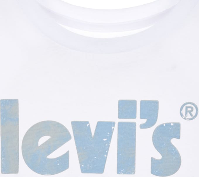Levi's - T-shirt - Maat 116 - Meisjes - White -