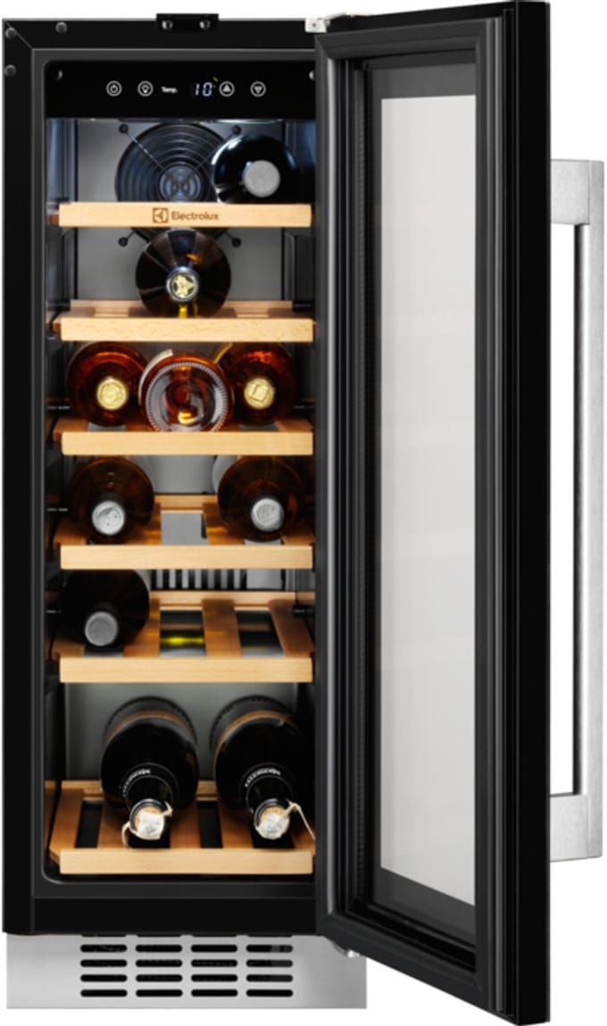 Electrolux ERW0673AOA Compressorwijnkoeler Ingebouwd Zwart 20 fles(sen)