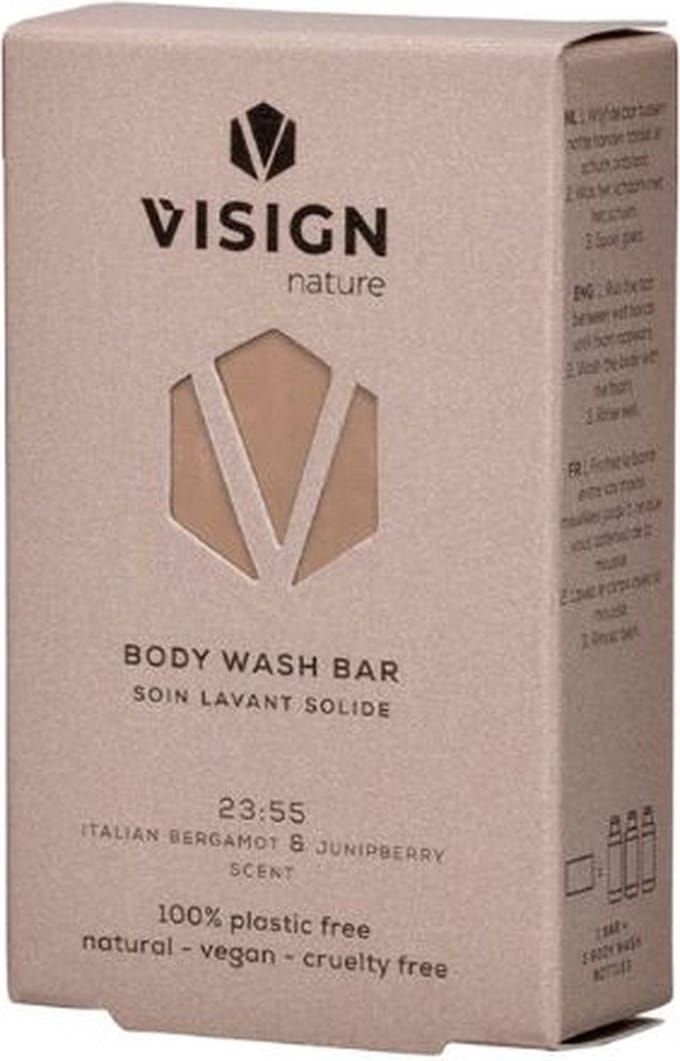 Visign Nature BODY WASH BAR - "HET IS VIJF VOOR TWAALF"