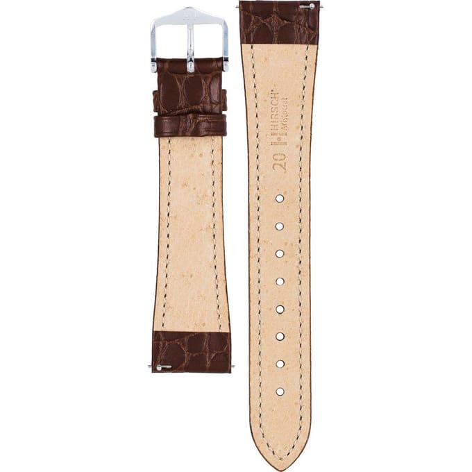 Hirsh Horlogeband -  Aristocrat Bruin - Leer - 20mm