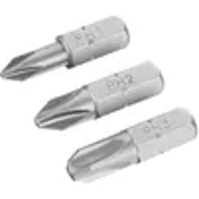 Stanley Schroefbits - Sta61023-xj - Phillips Ph1/2/3 - 25mm - 3 Stuks