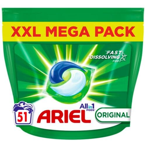 Ariel All-in-1 Original Wasmiddelcapsules - 51 Stuks