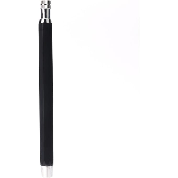 Crayon automatique en acier inoxydable, taille de recharge 5.6mm, stylo mécanique Portable pour peindre des graffitis black