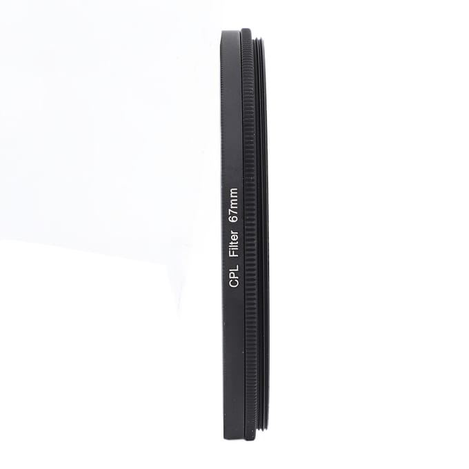 Camera CPL Filter Aluminiumlegering Optisch Glas Dubbelzijdig Meerlaagse Coating Slanke Rand 67MM CPL gray