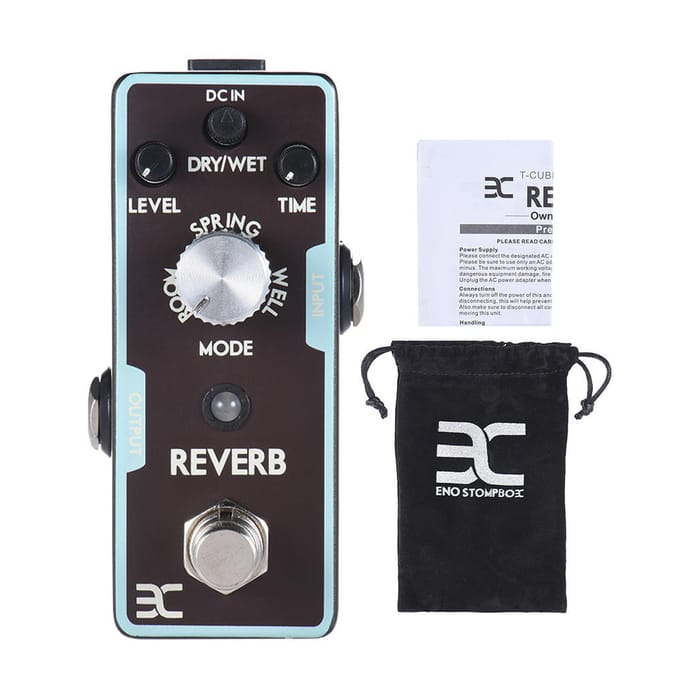 ENO Reverb Gitaareffectpedaal True Bypass yellow