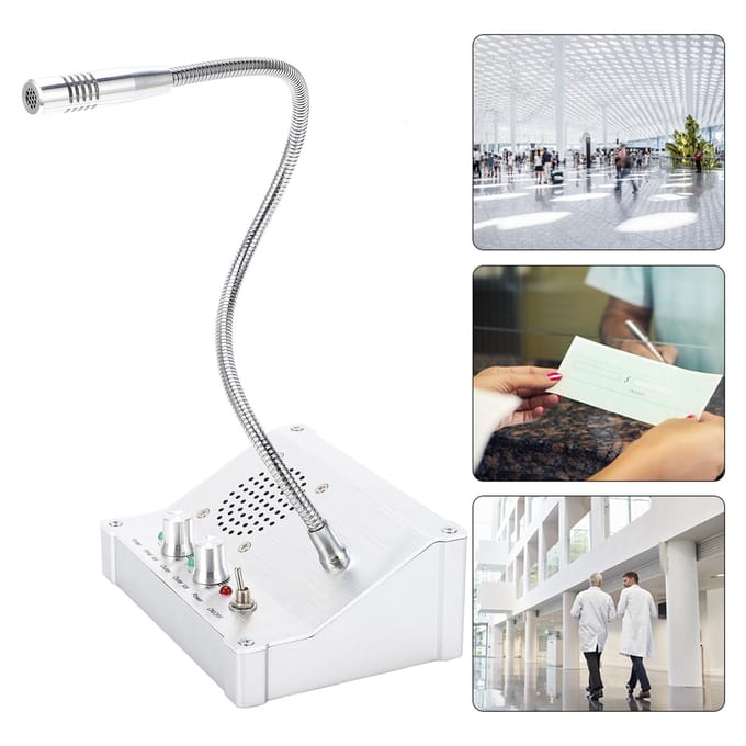 Dualway Bank Winkel Station Raam Balie Intercom Interfoon Systeem