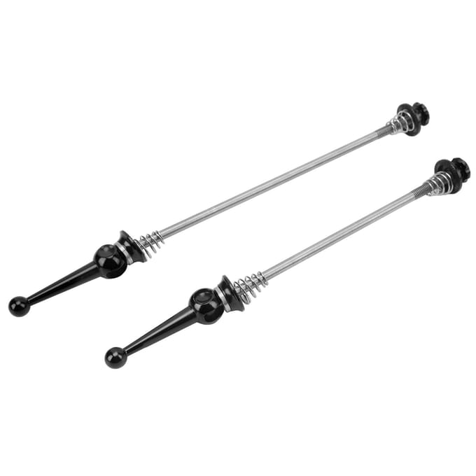 CANSUCC 2 pièces Axe de roue de vélo Alliage d'aluminium Blocage rapide Tige en alliage de titane pour Montagne gray