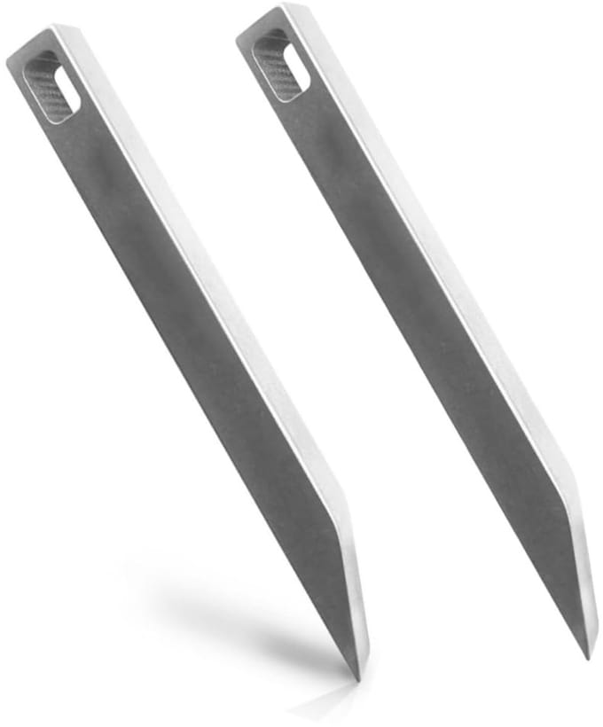 Cosensi- Koevoet Mini-Sleutelhanger - 2-Pack - Roestvrij Staal - Multitool - Prybar - Compact Ontwerp - 7x0,7x0,7cm