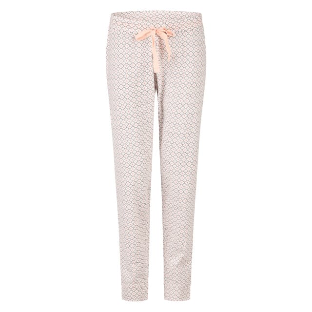 By Louise Dames Pyjama Set Lang Blauw/Wit Print - Maat M