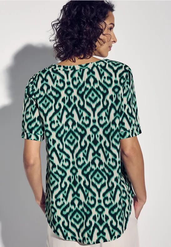 Gedessineerde blouse