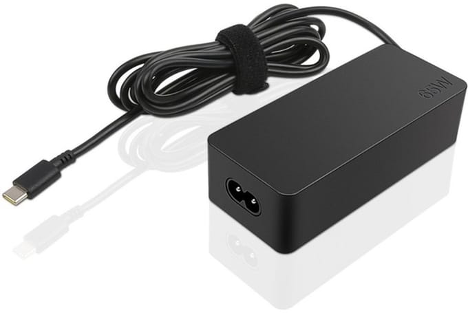 Lenovo 4X20M26276 netvoeding & inverter Binnen 65 W Zwart