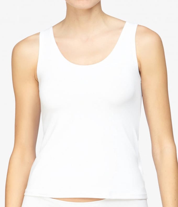 Avet Dames hemd microfiber 7591 - Polyamide dames onderhemd - Naadloos Singlet - Wit / L