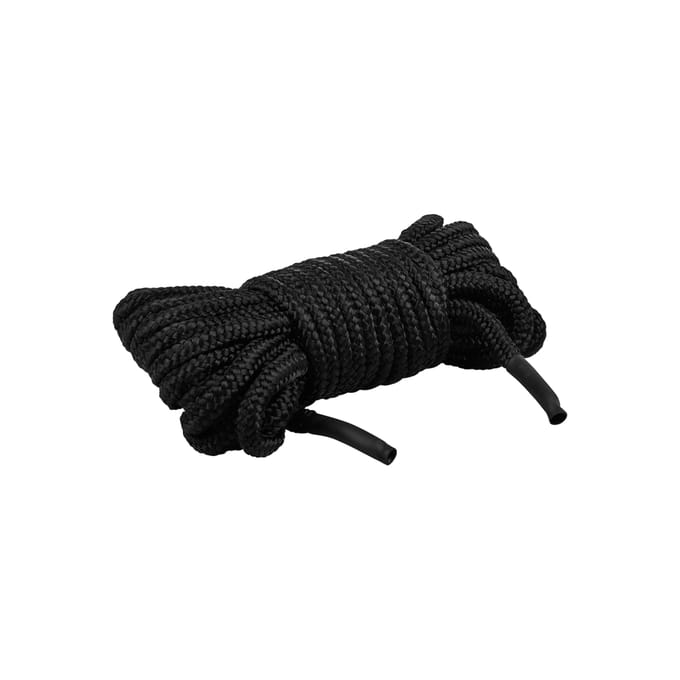 Nylon Bondage Touw - Zwart - 7,62 meter