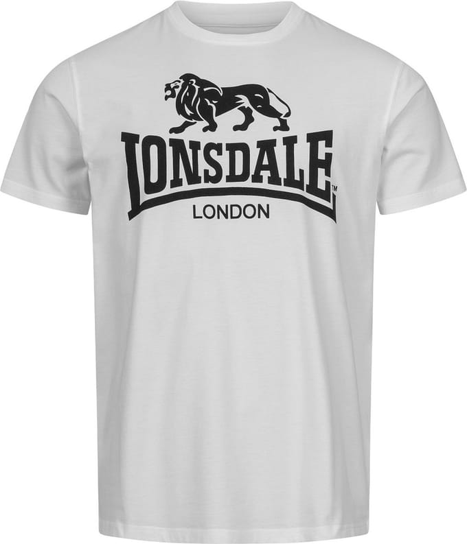Lonsdale Classic T-shirt Oud Logo Wit - Maat: S