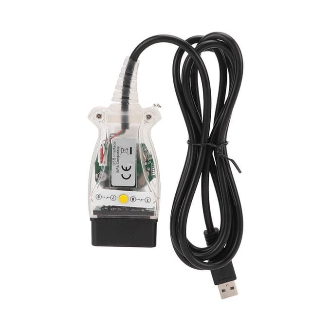 K+DCAN Kabel met Schakelaar USB Interface Auto OBD2 Diagnostisch Hulpmiddel voor E60 E61 E81 E70 E83 E87 E90 E91