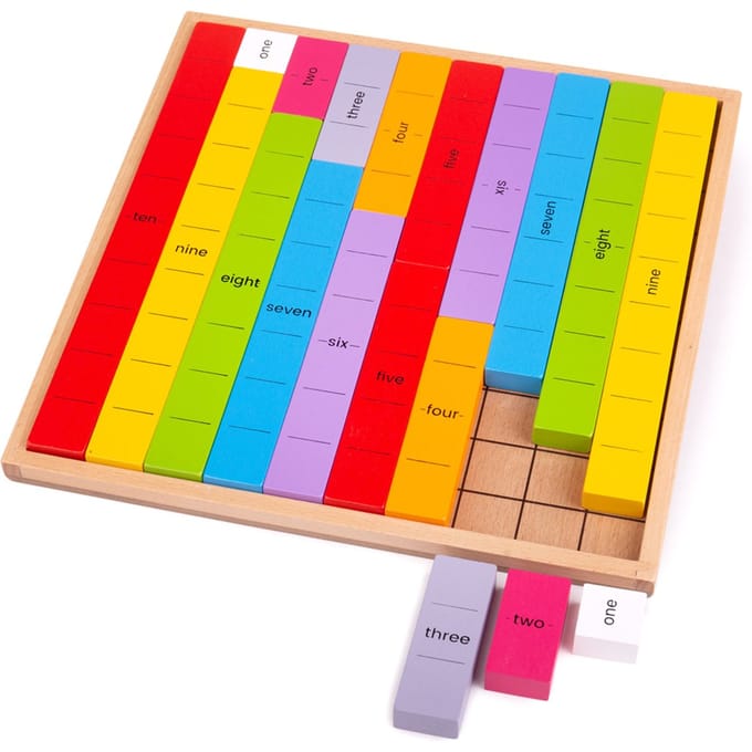Bigjigs Wooden Maths Game Connecting Numbers