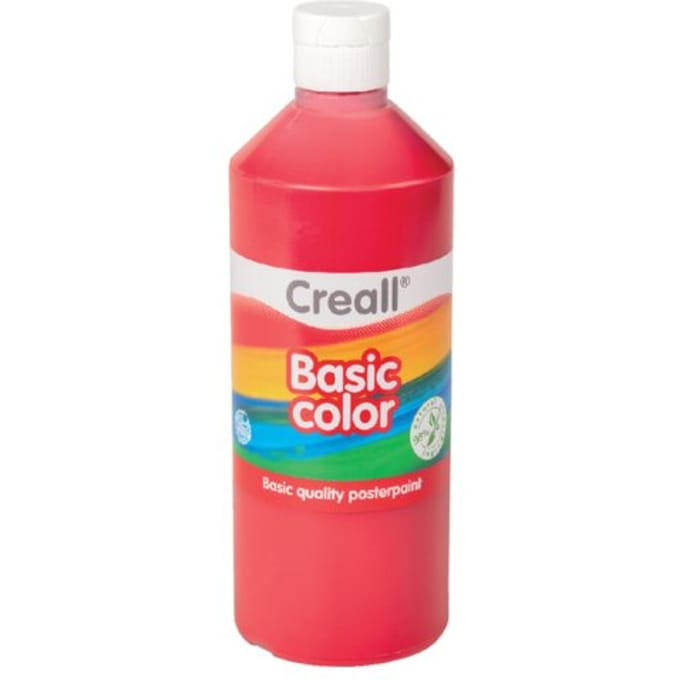 Plakkaatverf Creall basic donkerrood 500ml