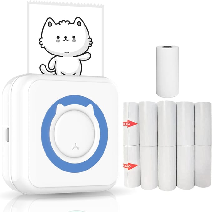 Alles-in-één fotoprinter Multifunctionele draagbare printer Ondersteuning voor draadloze Instant Mini-printers BT RBL-2
