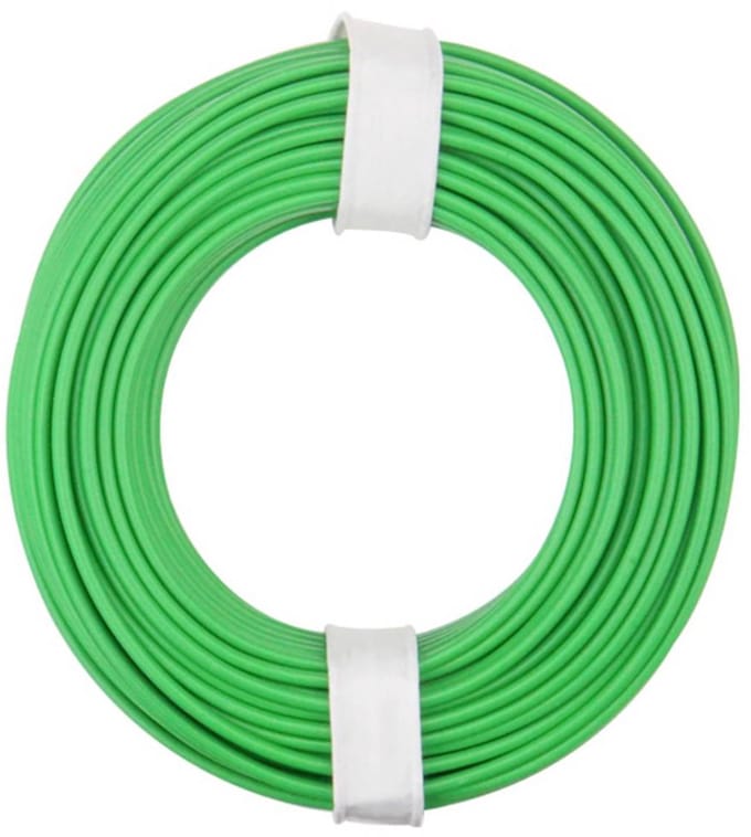Donau Elektronik 175-014 Draad LiY 1 x 0.75 mm² Groen 1 stuk(s)