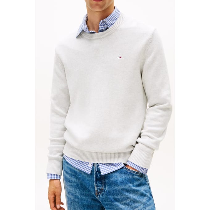 Regular fit gebreide pullover van zuiver katoen